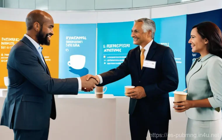 공공관리사 관련 학회 활동의 중요성 - **Image Prompt: Dynamic Public Administration Congress Networking**
**Description:** A vibrant, ...