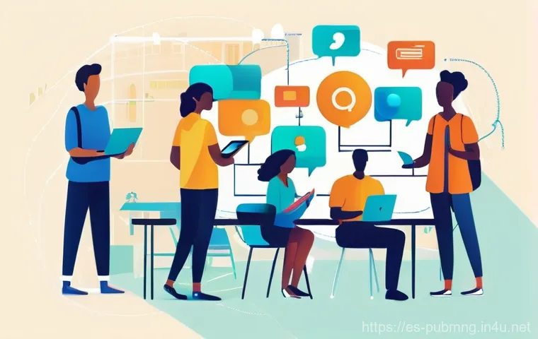 공공관리사 실무에서 필요한 기술과 도구 - **Prompt:** A vibrant and accessible digital government service platform, depicted through a diverse...