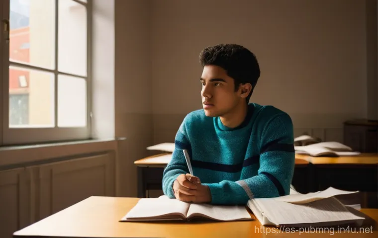 공공관리사 시험 후 결과 분석 - **Prompt:** "A determined young person, appearing to be in their late 20s, of Hispanic ethnicity, si...