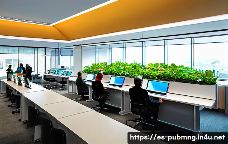 공공관리사 업무 중 자주 겪는 문제 - **Prompt 1: Modern & Citizen-Centric Digital Public Service**
    "A vibrant, brightly lit image of ...