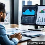 Home 20 공공관리사로서 경력을 시작하는 방법 - A professional public manager in a modern Latin American government office, wearing formal business ...