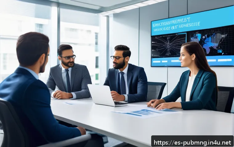 공공관리사 자격증으로 가능한 직무 변화와 도전 - A diverse group of public administration professionals collaborating in a modern government office, ...