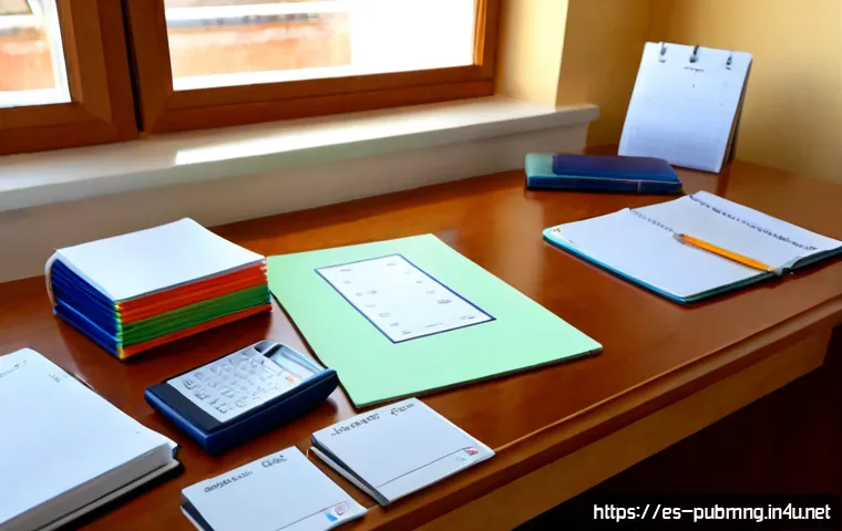 공공관리사 이론시험 대비 학습 전략 - Photorealistic study scene for a Spanish-speaking public administration exam candidate, focused adul...