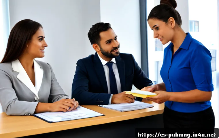 Home 17 공공관리사와 관련된 자격증의 비교와 분석 - Photorealistic Spanish-speaking career advisor guiding two adult learners through public administrat...